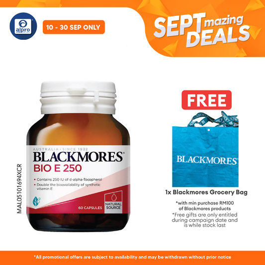 Blackmores Bio Vitamin E 250iu 60s | Heart Health Blackmores