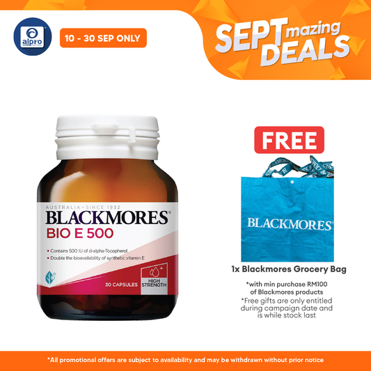 Blackmores Bio E 500iu 30s | Antioxidant Alpro Pharmacy