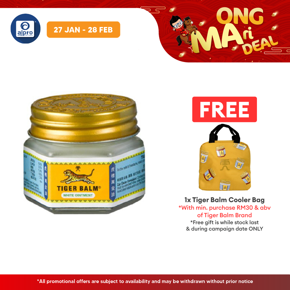 Tiger Balm White 19g | Fast Acting Pain Relief Tiger Balm