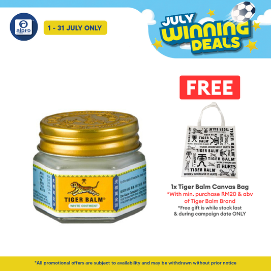 Tiger Balm White 19g | Fast Acting Pain Relief Tiger Balm