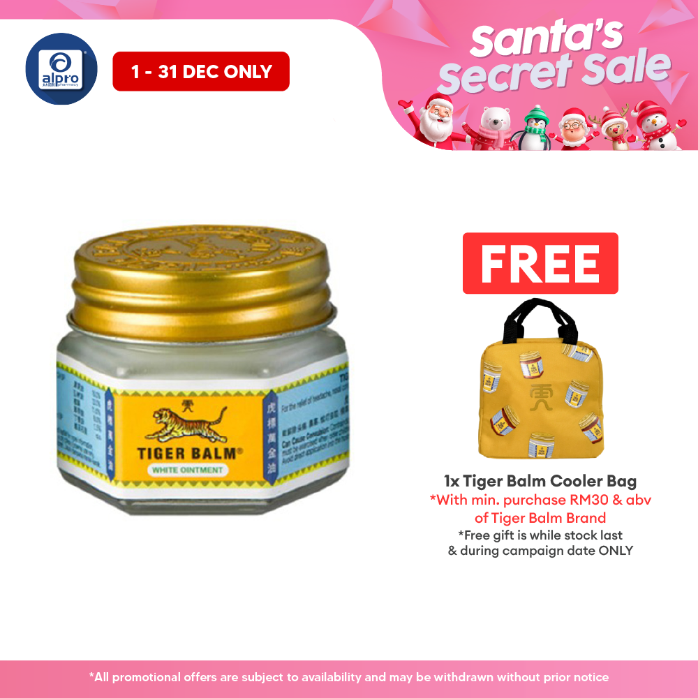 Tiger Balm White 19g | Fast Acting Pain Relief Tiger Balm