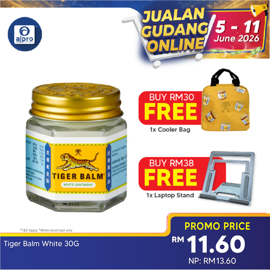 Tiger Balm White 30g | For Headache Remedies Tiger Balm