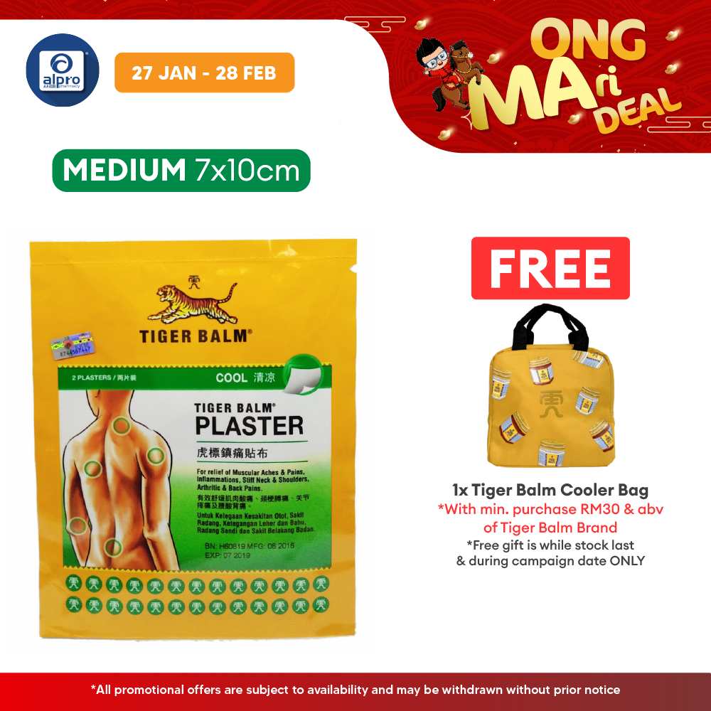 Tiger Balm Plaster Cool 7cmx10cm 2s Tiger Balm