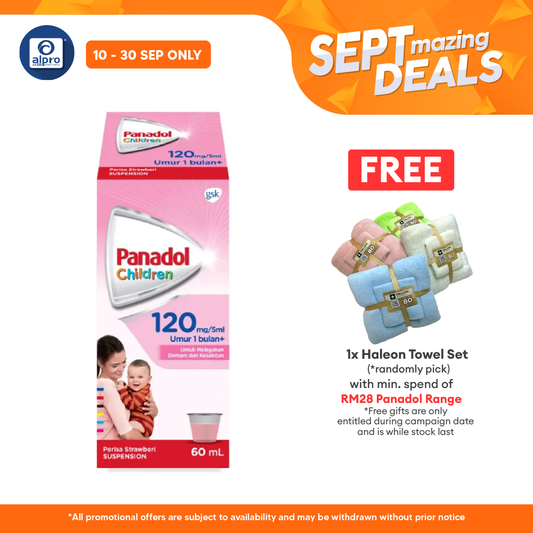 Panadol Suspension 1-6 Years 60ml Alpro Pharmacy