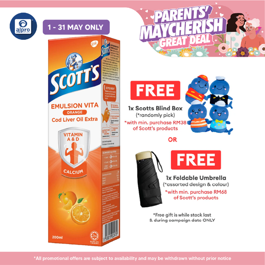 Scotts Emulsion Cod Liver Oil (Orange) 200ml | Brain Health Scotts