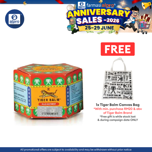 Tiger Balm Plus 10g | Soothing Muscular Aches and Pains Tiger Balm