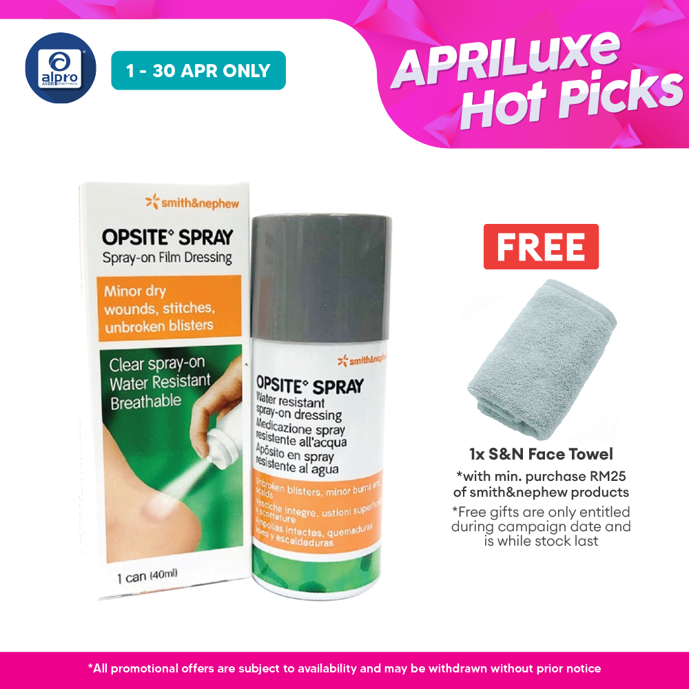 S&n Opsite Spray Film Dressing 40ml Smith&nephew