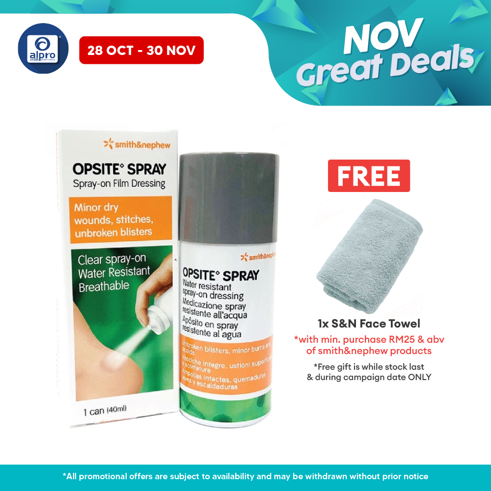 S&n Opsite Spray Film Dressing 40ml Smith&nephew