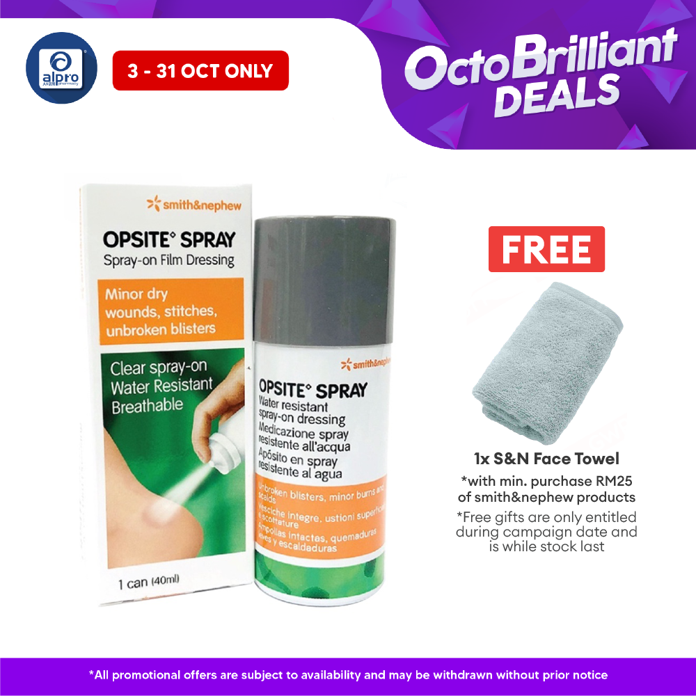 S&n Opsite Spray Film Dressing 40ml Smith&nephew