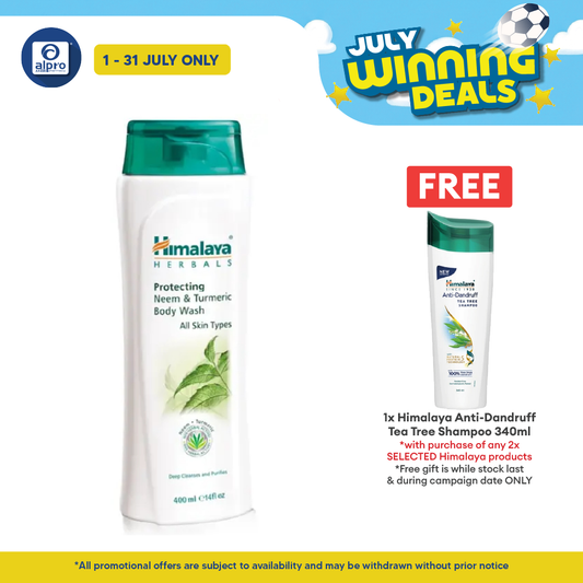 Himalaya Neem & Tumeric Body Wash 400ml | Gentle and Effective Himalaya