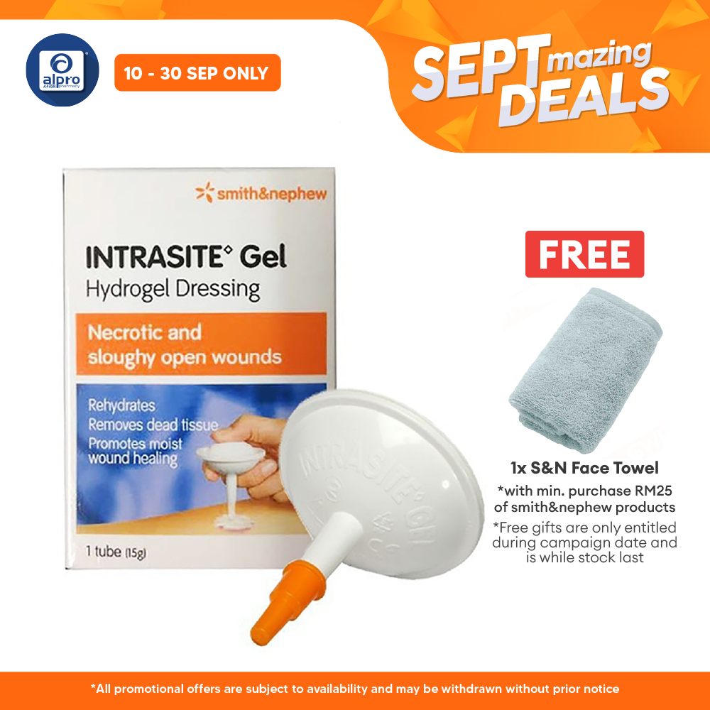 S&n Intrasite Gel Hydrogel Dressing 15g 1s Alpro Pharmacy