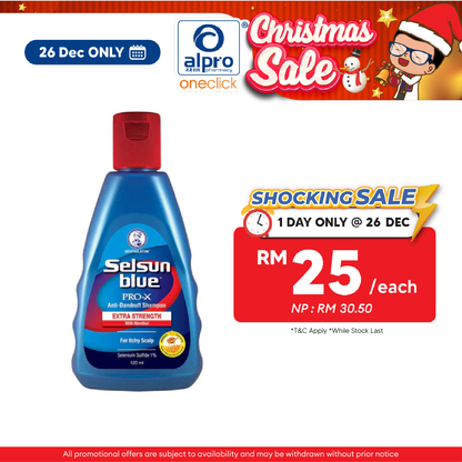 Selsun Blue Pro-x Extra Stength Treatment Shampoo 120ml Alpro Pharmacy