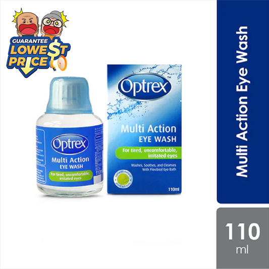 Optrex Multi Action Eye Wash 110ml | Moisturise and Soothe Eyes Alpro Pharmacy