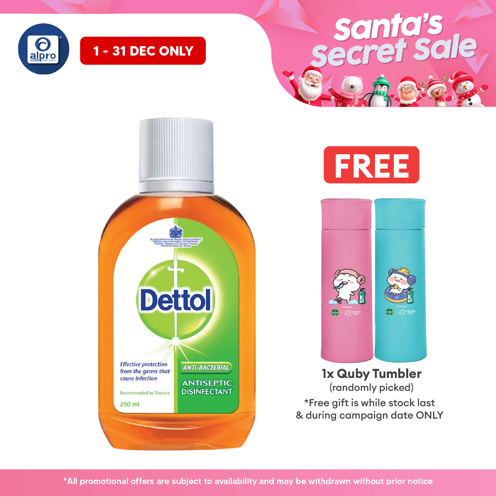 Dettol Antiseptic Fogging Disinfectant Liquid 250ml | Kills Viruses, Bacteria & Germs Dettol