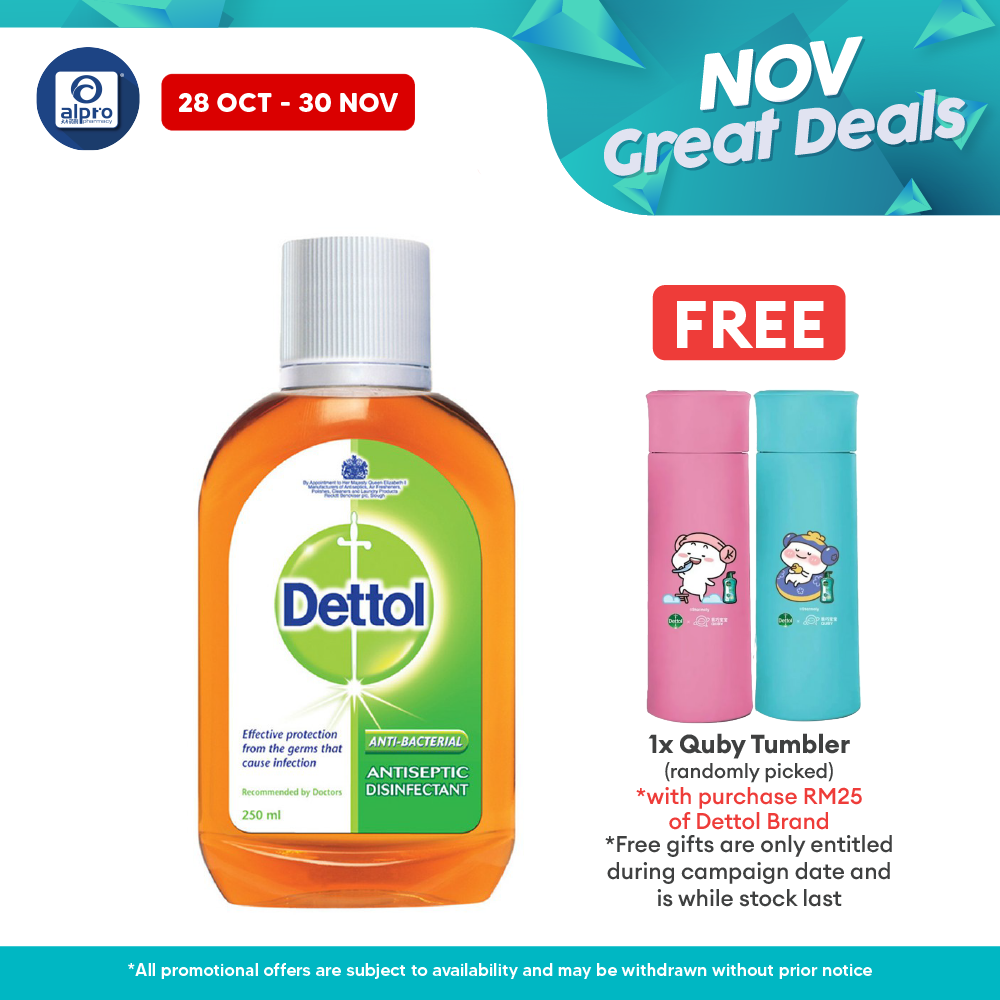 Dettol Antiseptic Fogging Disinfectant Liquid 250ml | Kills Viruses, Bacteria & Germs Dettol