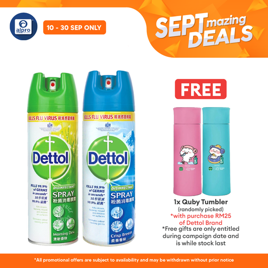 Dettol Disinfectant Spray (morning Dew) 450ml | Kills 99.9% Of Viruses, Germs & Bacteria Alpro Pharmacy
