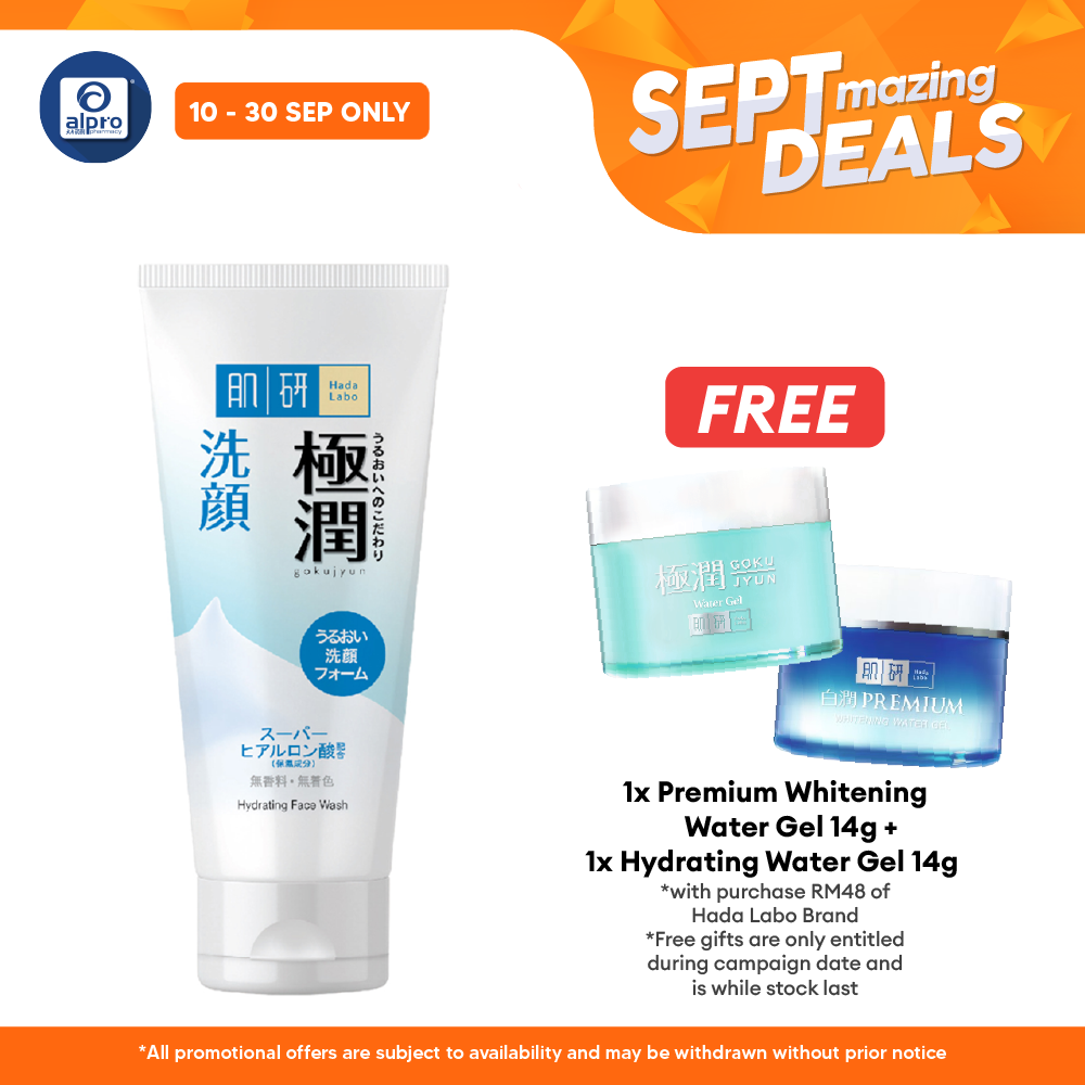 Hada Labo Hydrating Face Wash 100g | Ultrafine Foam Hada Labo