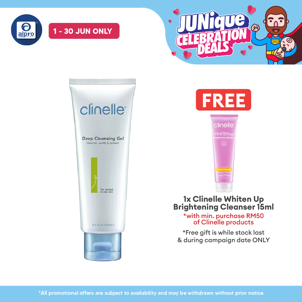 Clinelle Deep Cleansing Gel 100ml Clinelle
