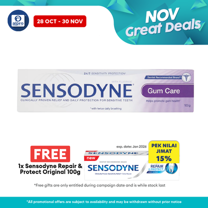 Sensodyne Promo Gum Care 100g | Relieve Sensitivity Alpro Pharmacy