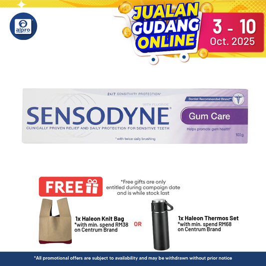 Sensodyne Promo Gum Care 100g | Relieve Sensitivity Alpro Pharmacy