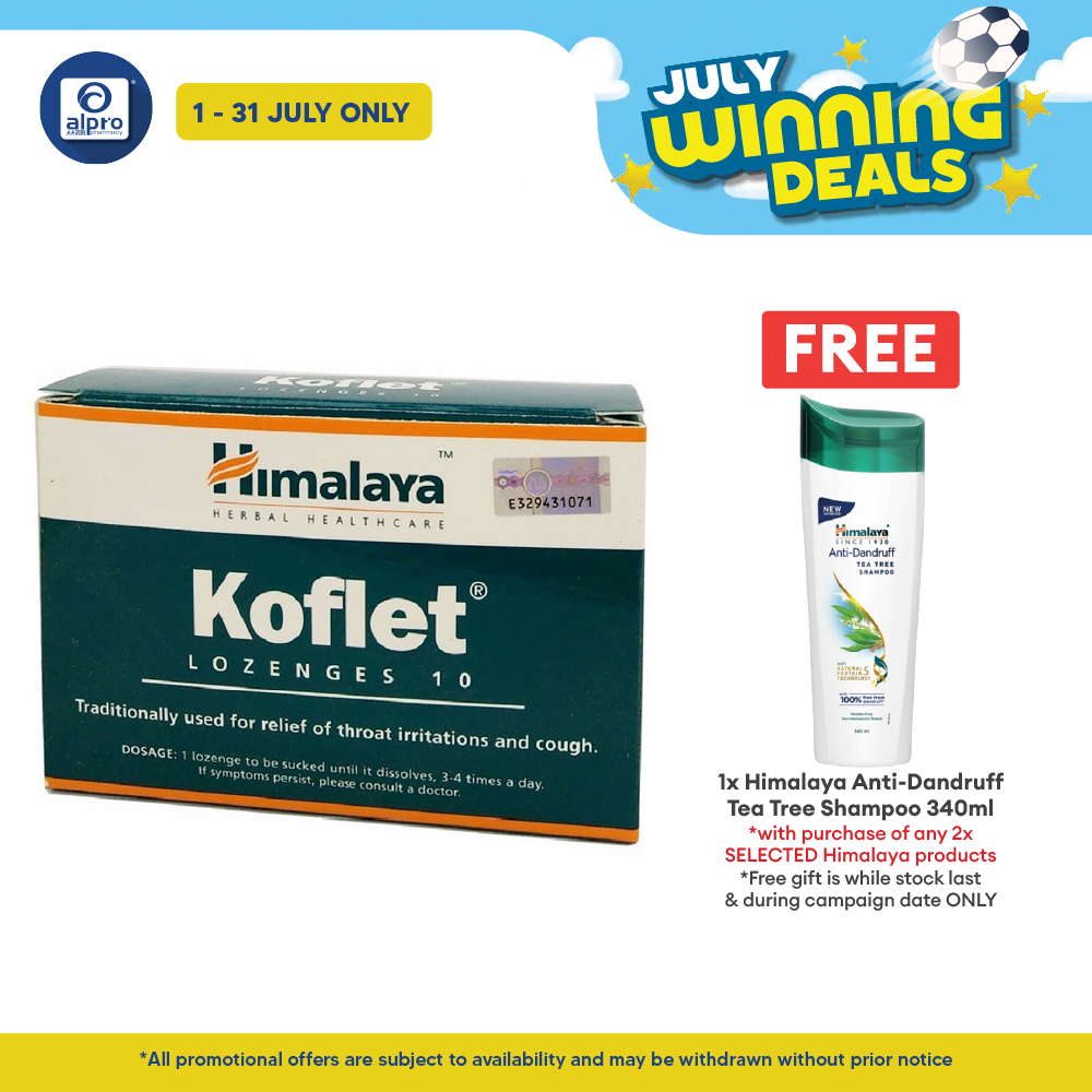 Himalaya Koflet Lozenges 10s | For Cough Himalaya