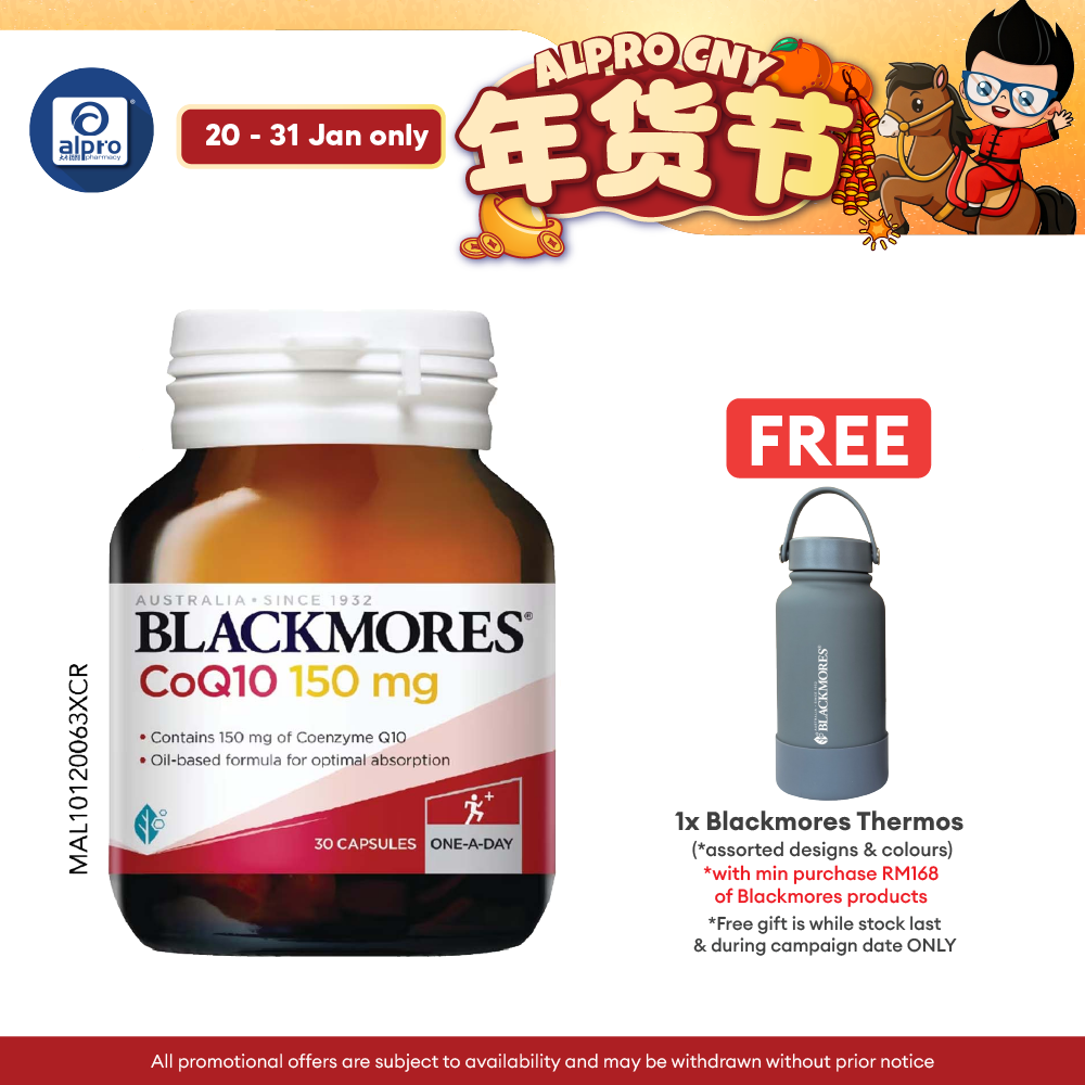 Blackmores CoQ10 (Coenzyme Q10) 150mg 30s | Improve Heart Health