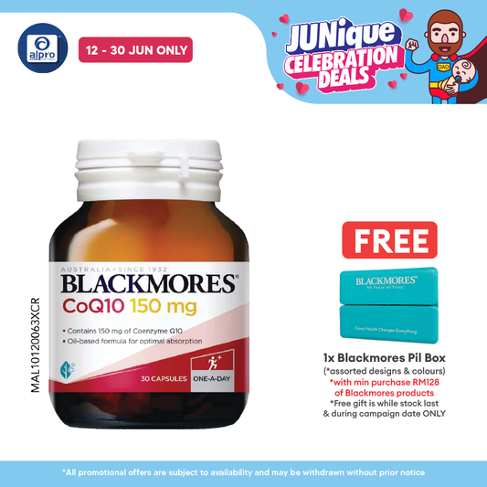 Blackmores CoQ10 (Coenzyme Q10) 150mg 30s | Improve Heart Health Blackmores