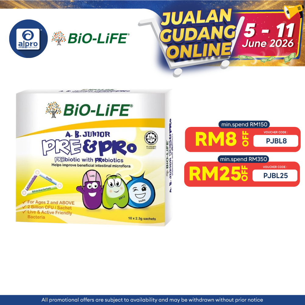 Bio-Life A.B.Junior Pre&Pro 2.3g 10s | Prebiotic Bio-life