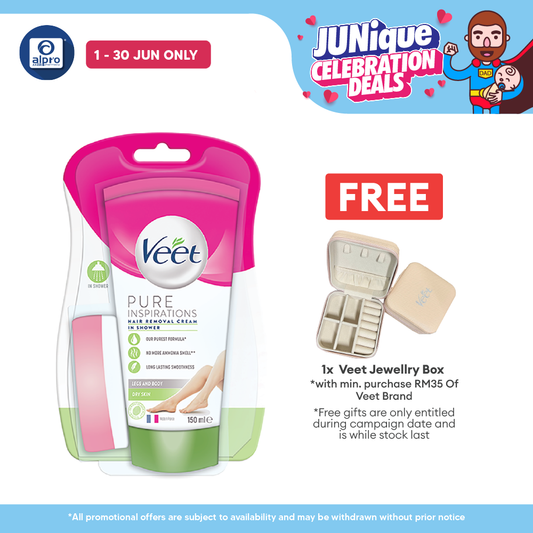 Veet In-Shower Hair Removal Dry CR 150ml Veet