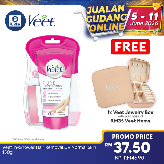 Veet In-Shower Hair Removal CR Normal Skin 150g Veet