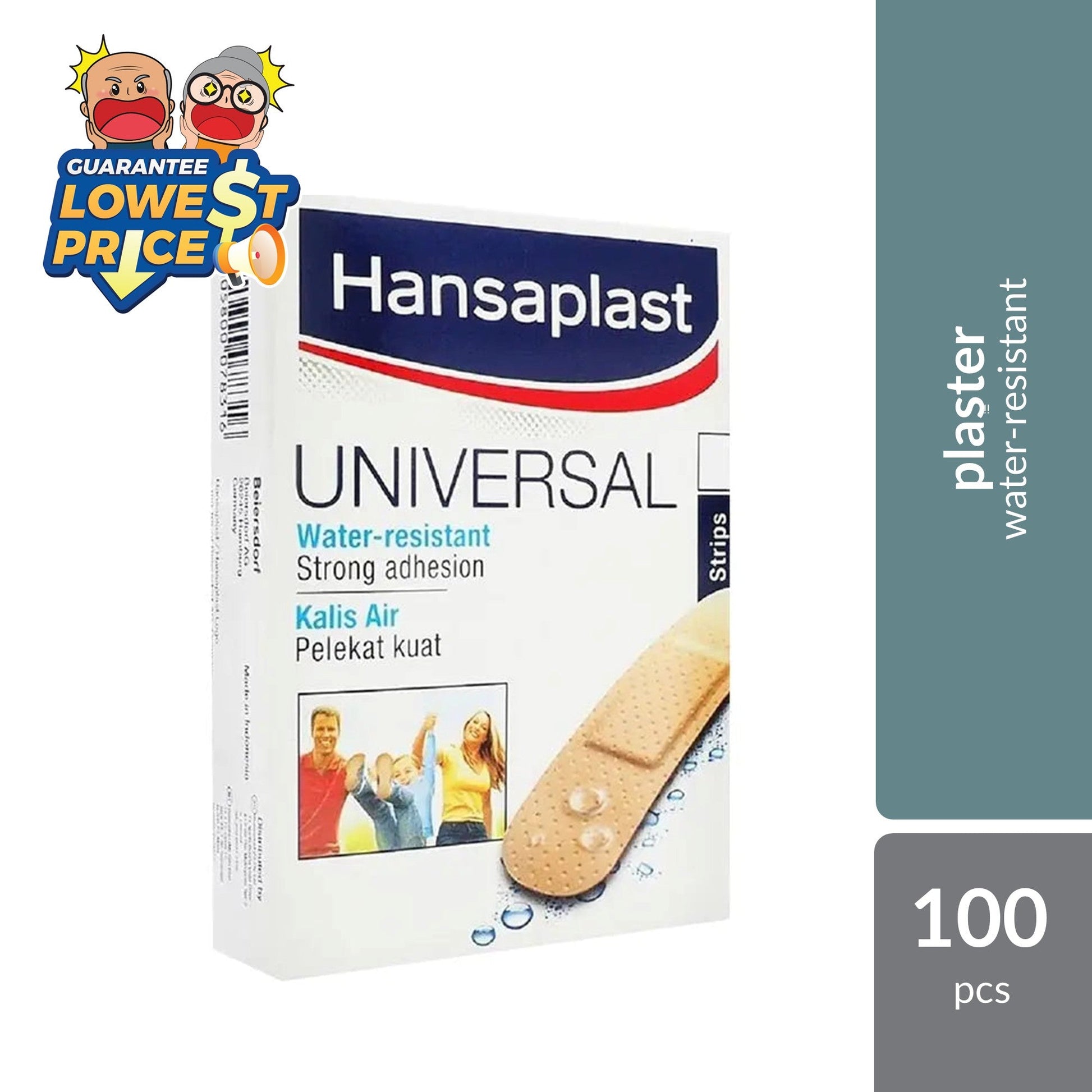 Hansaplast Uni.water Resistant 100s Hansaplast