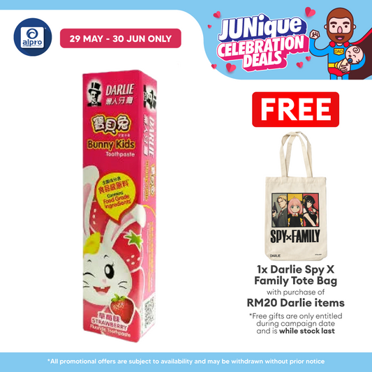 Darlie Bunny Kids Toothpaste (strawberry Flavor) 40g Darlie
