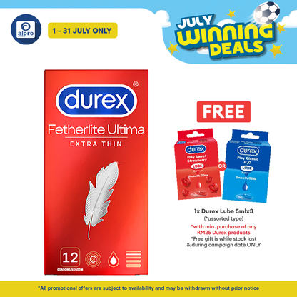 Durex Fetherlite Ultima (52mm) Condom 12s Durex