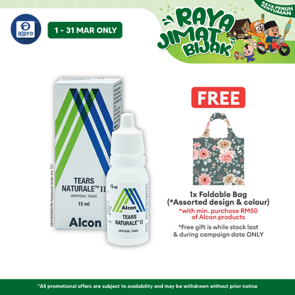 Alcon Tears Naturale II 15ml | Dry Eye Symptoms Reliever Alcon