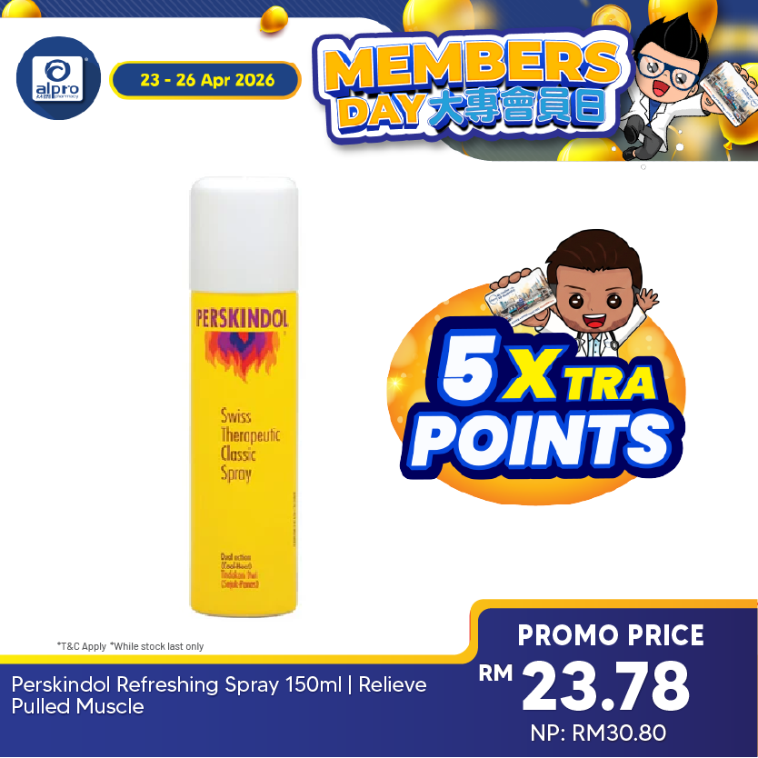 Perskindol Refreshing Spray 150ml | Relieve Pulled Muscle Perskindol