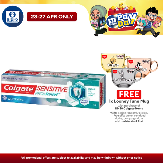 Colgate Sensitive Pro-relief+whitening 75ml/110g Colgate