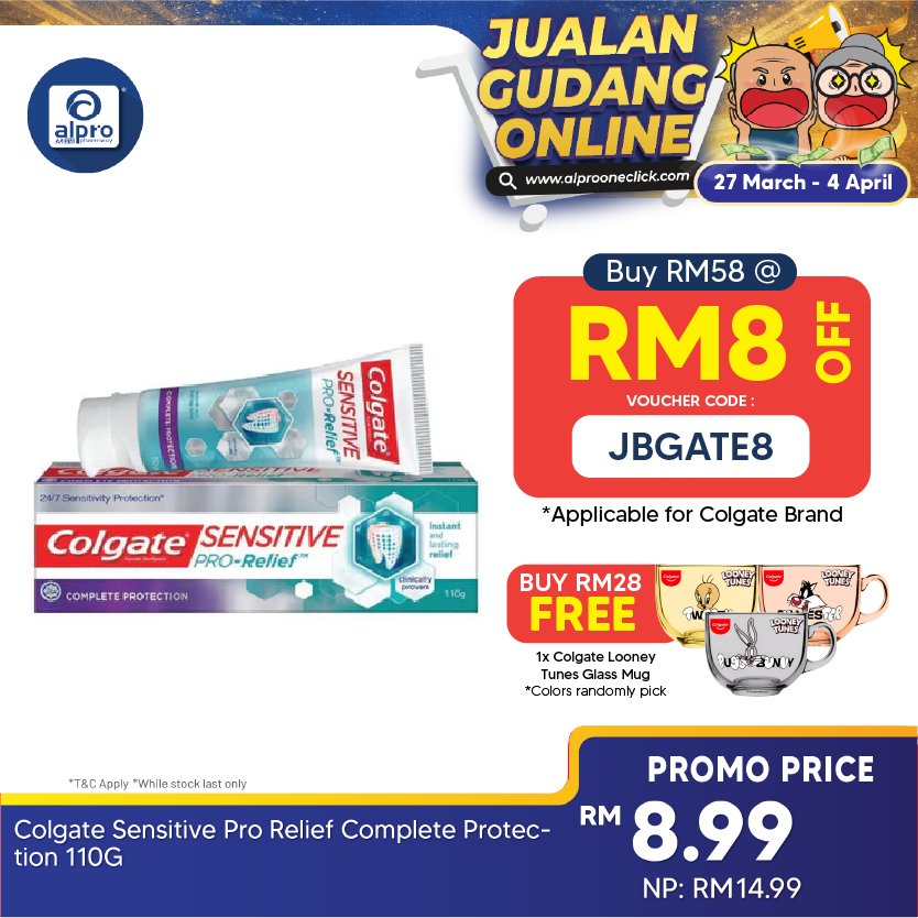 Colgate Sensitive Pro-relief Complete Protection 110g Colgate