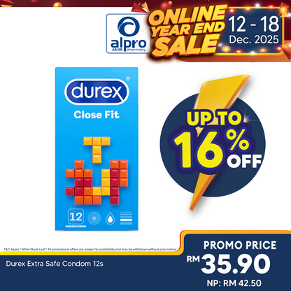 Durex Extra Safe Condom 12s Durex