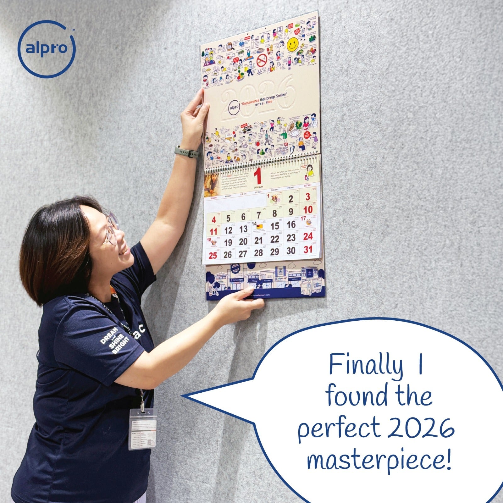 [Pre-Order Delivery Starts: 8/12/2025] Alpro Premium Calendar 2026 1s Alpro