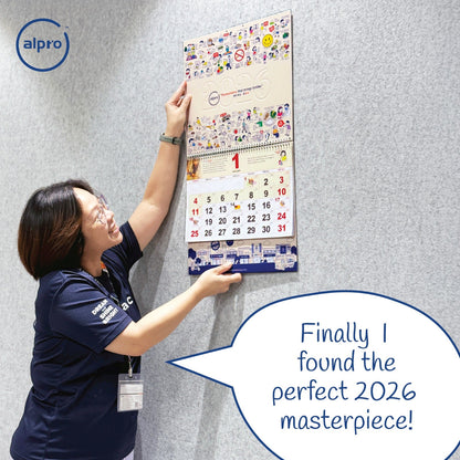 [Pre-Order Delivery Starts: 8/12/2025] Alpro Premium Calendar 2026 1s Alpro