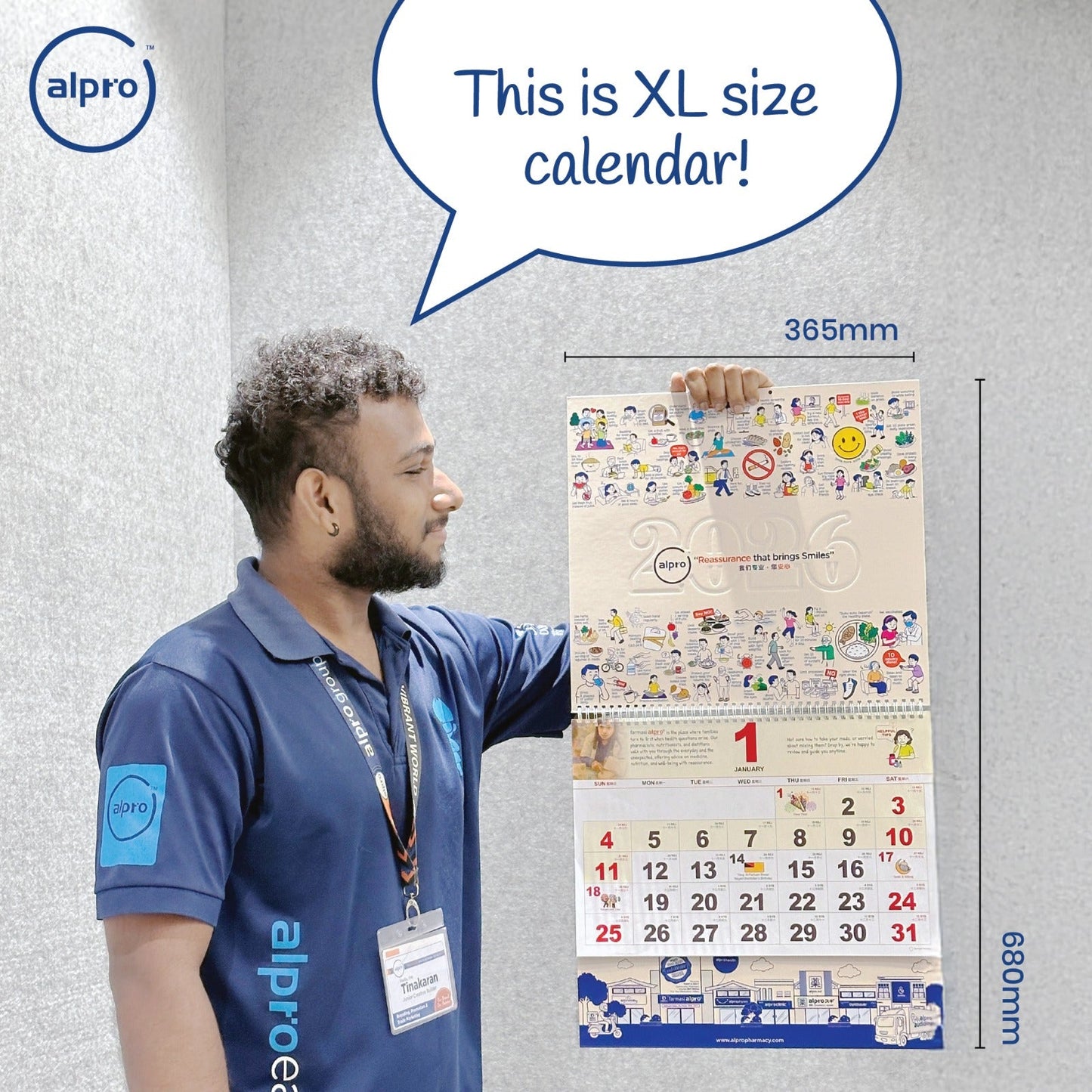 [Pre-Order Delivery Starts: 8/12/2025] Alpro Premium Calendar 2026 1s Alpro