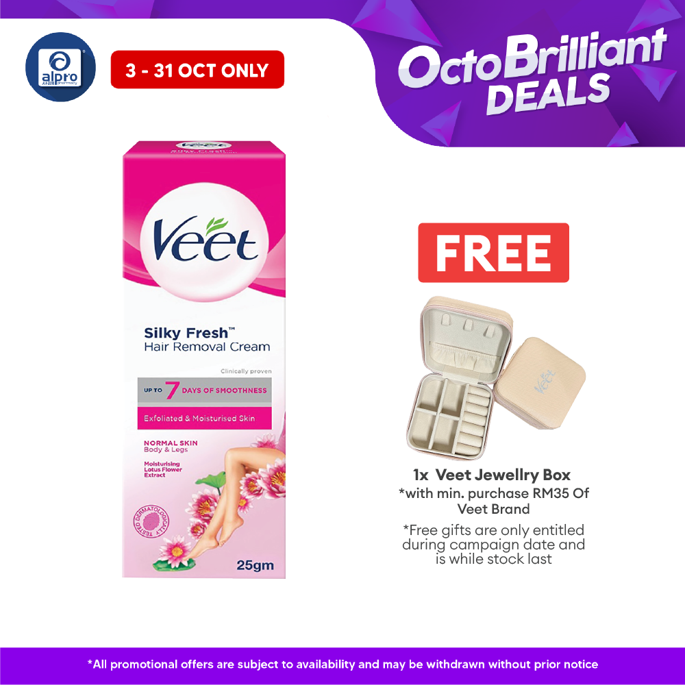 Veet Normal Skin Cream 25g Alpro Pharmacy