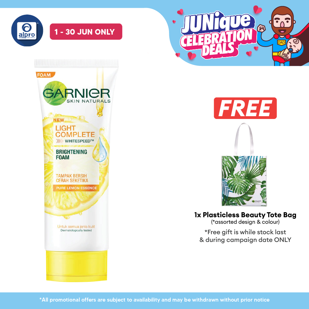 Garnier Bright Complete Vitamin C Face Wash (Foam) 100ml Garnier