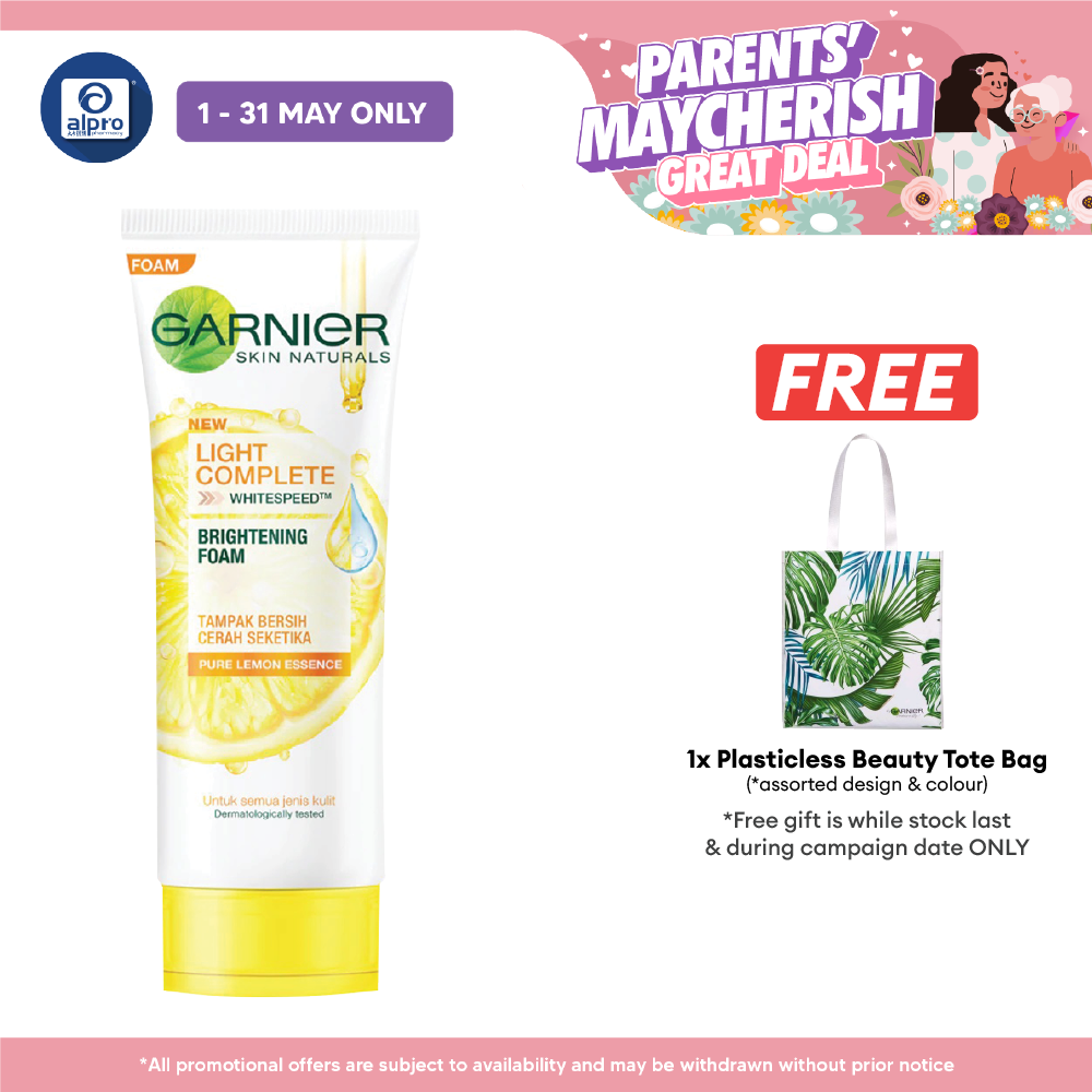 Garnier Bright Complete Vitamin C Face Wash (Foam) 100ml Garnier