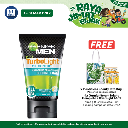 Garnier Men Turbolight Oil Cooling Foam 100ml Garnier