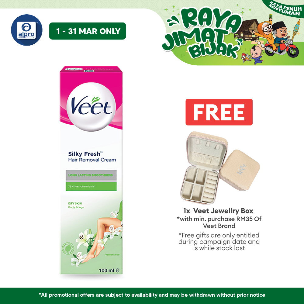 Veet Dry Skin Cream 100ml Alpro Pharmacy