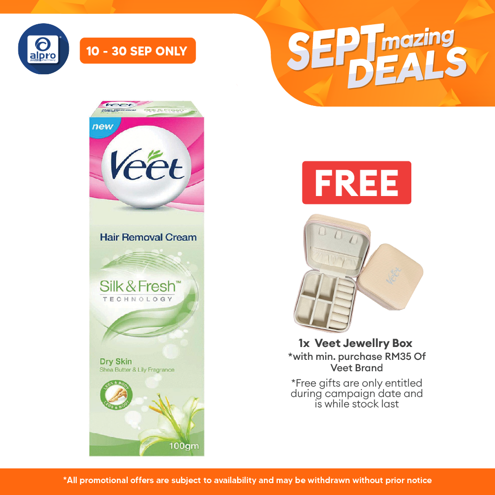 Veet Dry Skin Cream 100ml Alpro Pharmacy