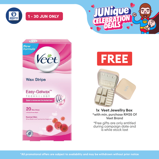 Veet Facial Wax Strip 20s Veet