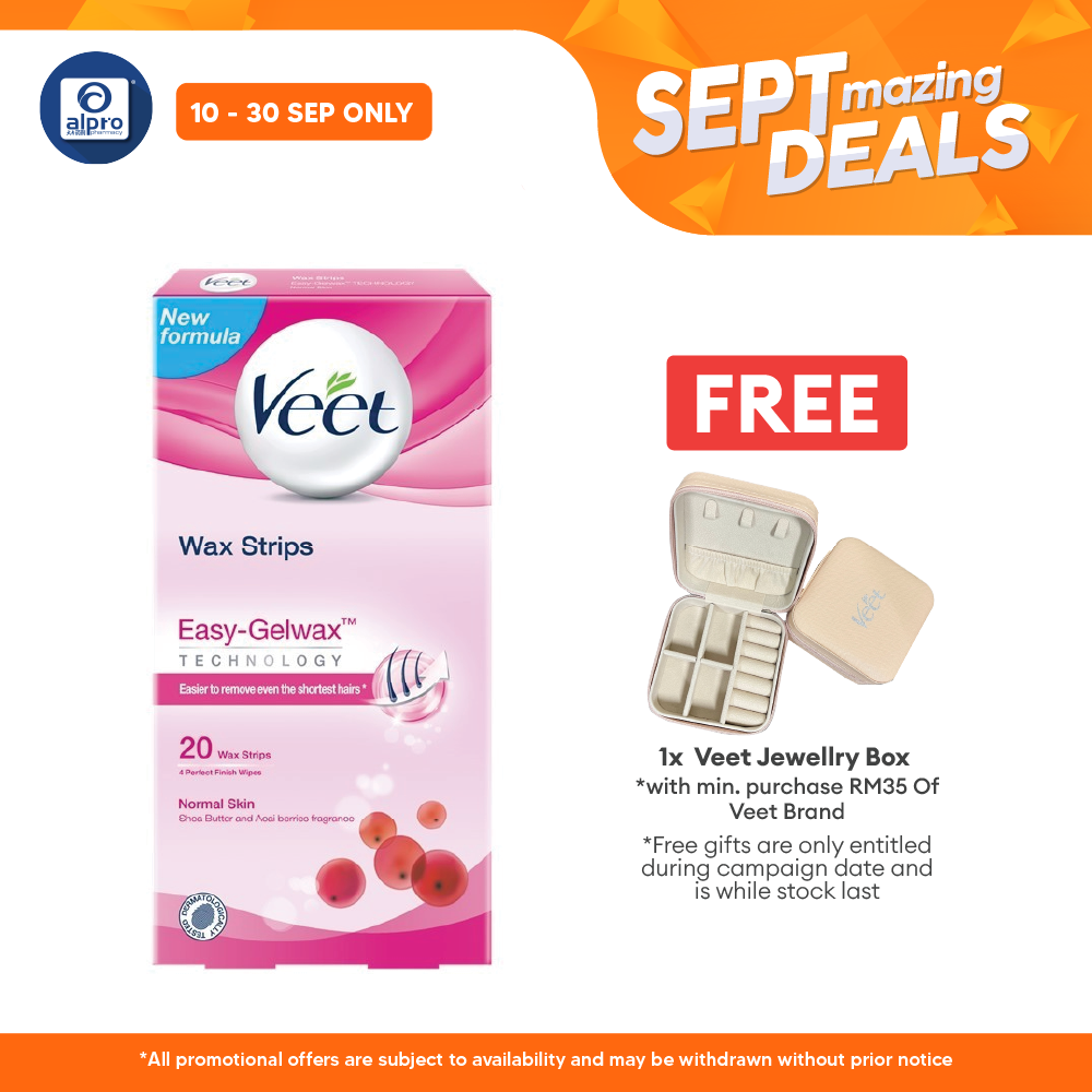 Veet Facial Wax Strip 20s Alpro Pharmacy
