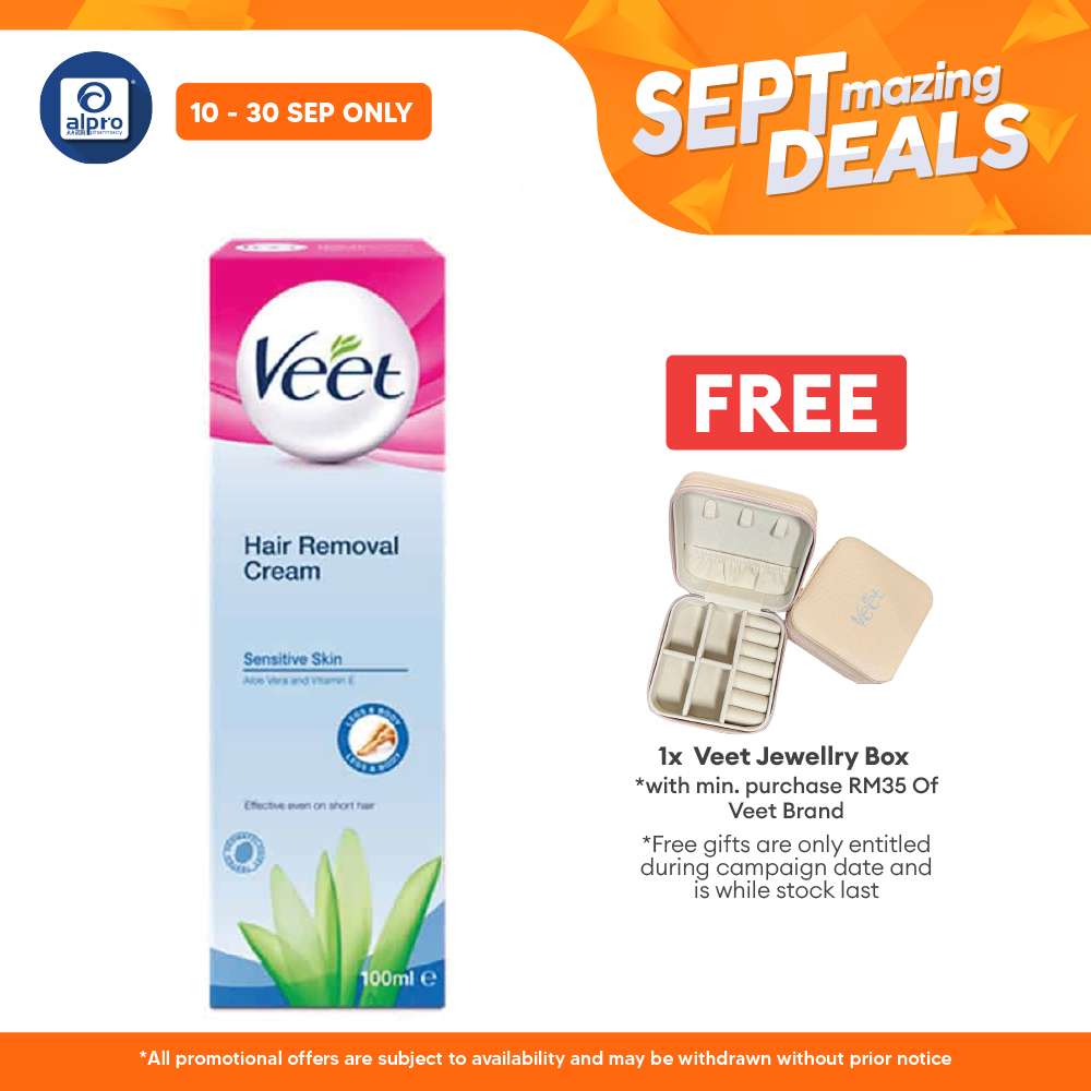 Veet Sensitive Skin Cream 100ml Alpro Pharmacy